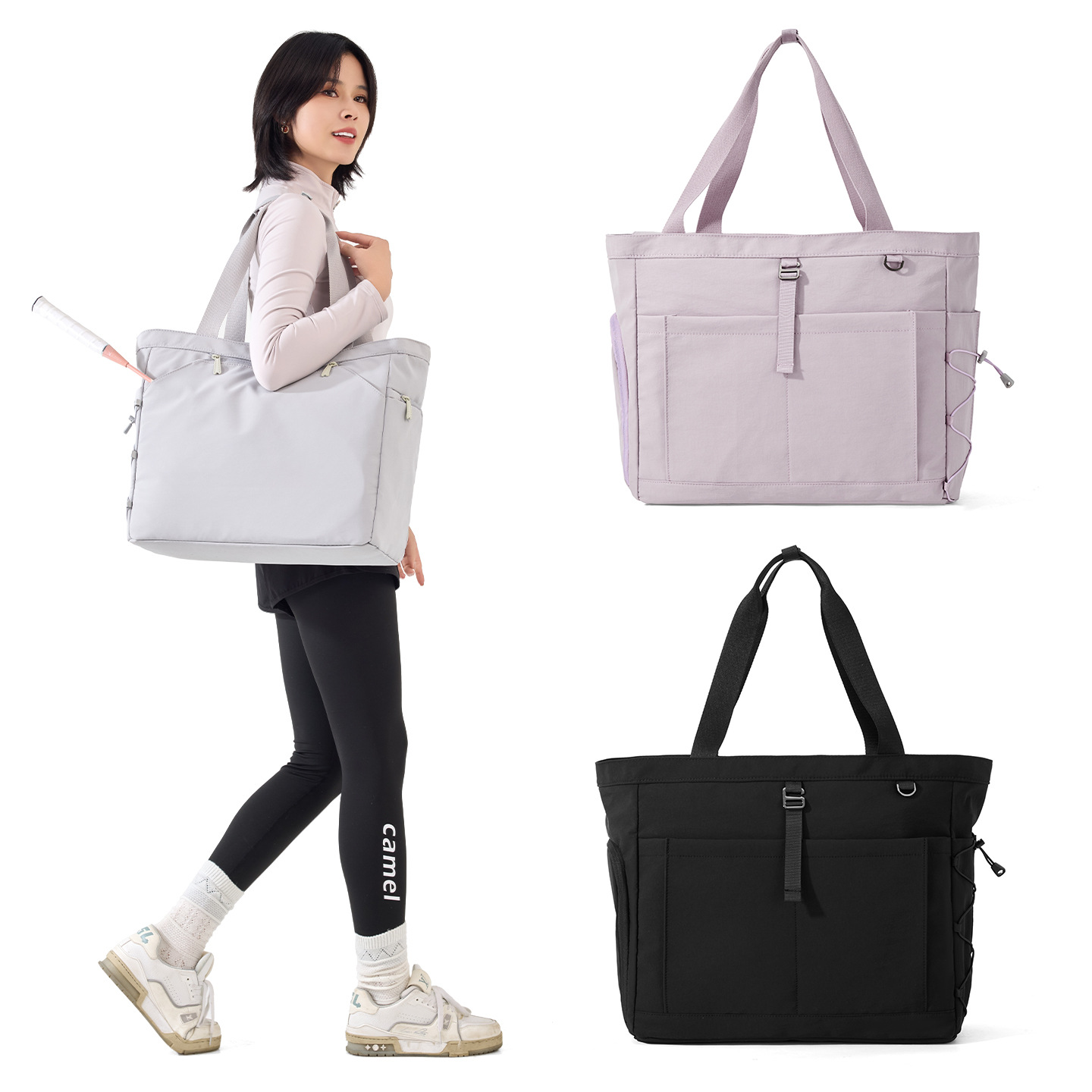 Badminton Vs Tennis - Large Capacity Tennis Bag Dedicated Ventilated