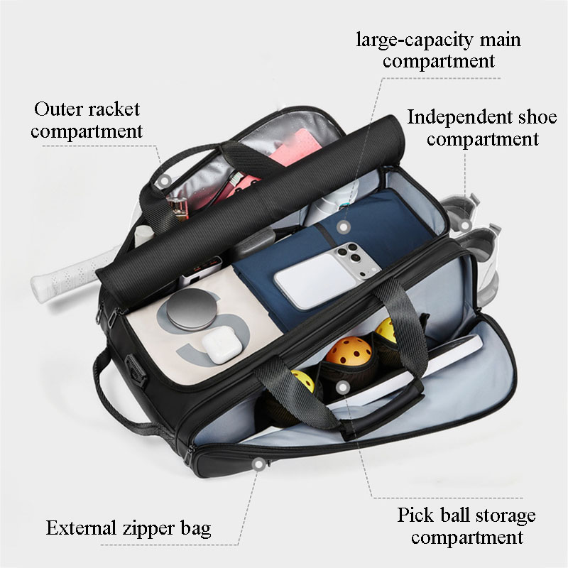 Tennis Bag, Large Capacity, Li - đánh giá và giá Badminton Vs Tennis